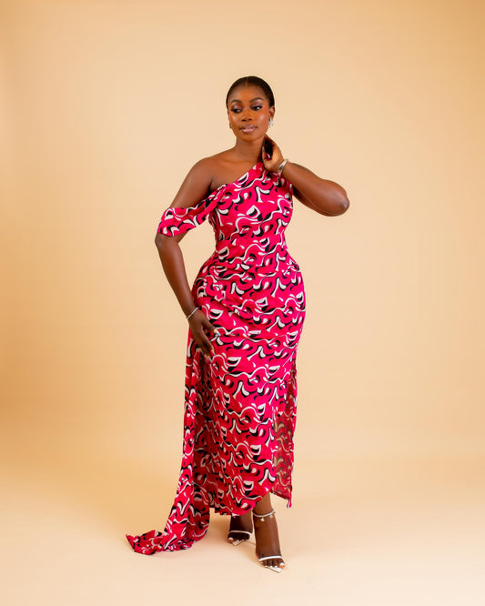 Yaya Maxi Dress (Pink)